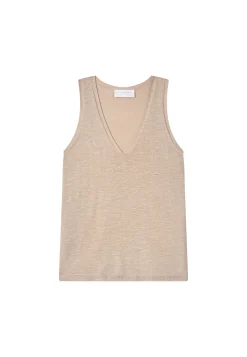 Montagut Slub linen tank top - Lalita