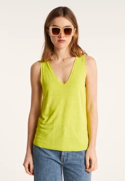 Montagut Slub linen tank top - Lalita