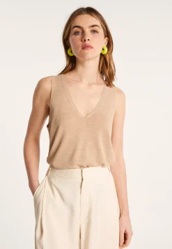 Montagut Slub linen tank top - Lalita