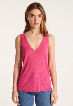 Montagut Slub linen tank top - Lalita