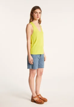 Montagut Slub linen tank top - Lalita