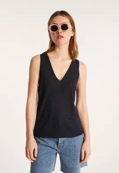Montagut Slub linen tank top - Lalita