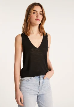 Montagut Slub linen tank top - Lalita