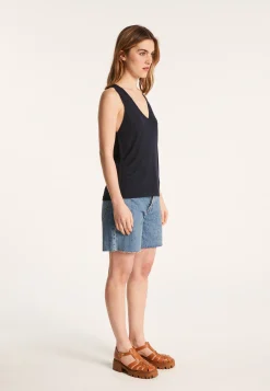 Montagut Slub linen tank top - Lalita