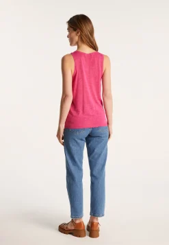 Montagut Slub linen tank top - Lalita