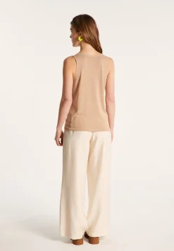 Montagut Slub linen tank top - Lalita