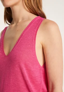 Montagut Slub linen tank top - Lalita