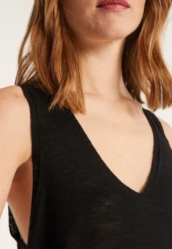 Montagut Slub linen tank top - Lalita