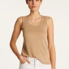 Montagut Slub linen tank top - Maitena