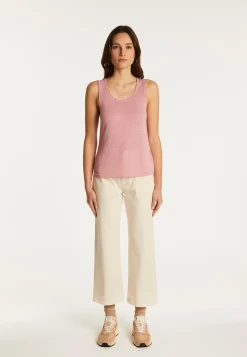 Montagut Slub linen tank top - Maitena