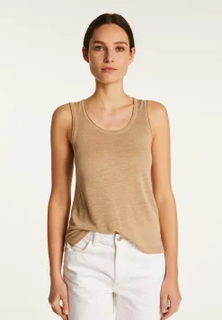 Montagut Slub linen tank top - Maitena