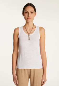 Montagut Slub linen tank top - Maitena