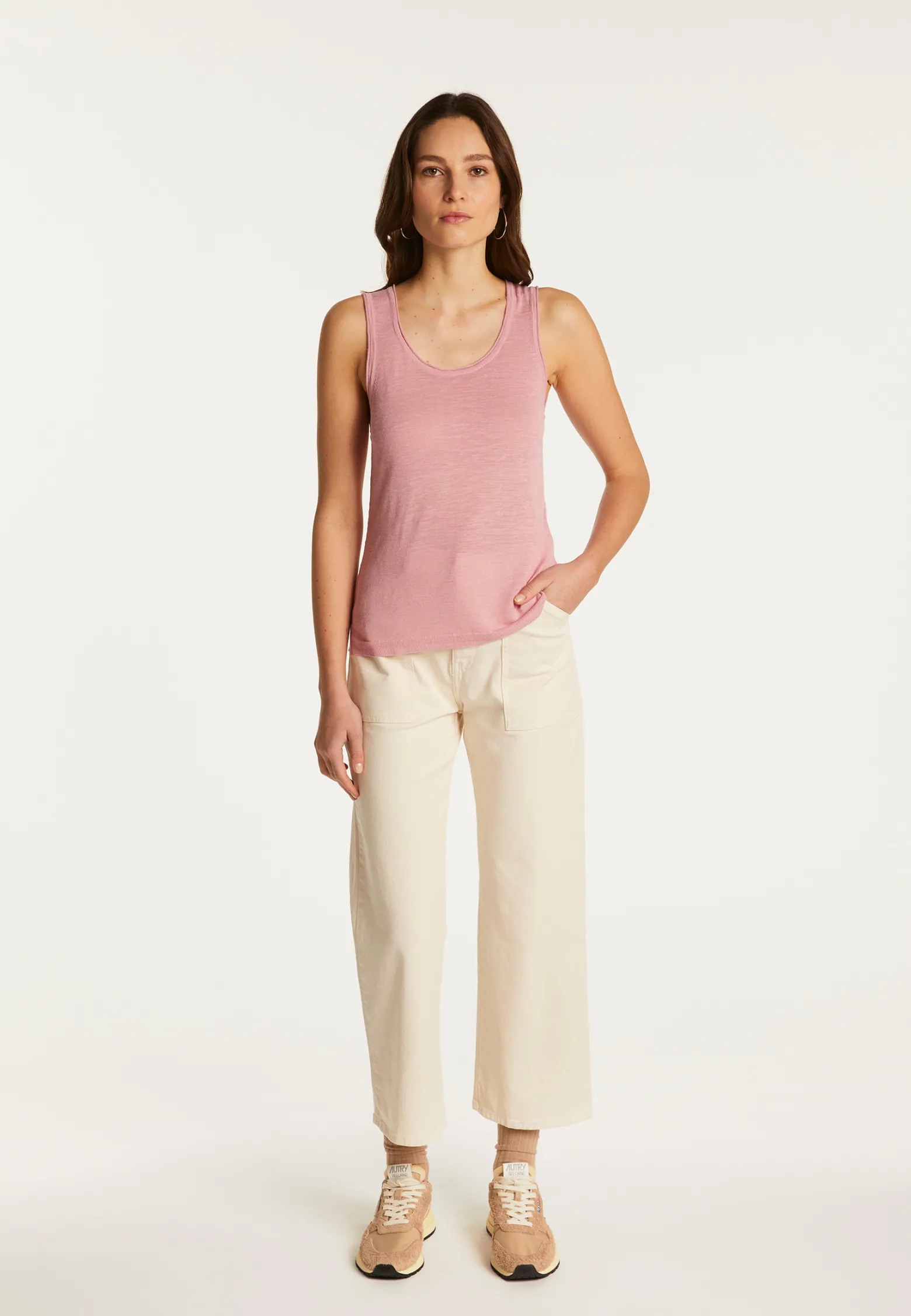 Montagut Slub linen tank top - Maitena
