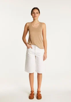 Montagut Slub linen tank top - Maitena