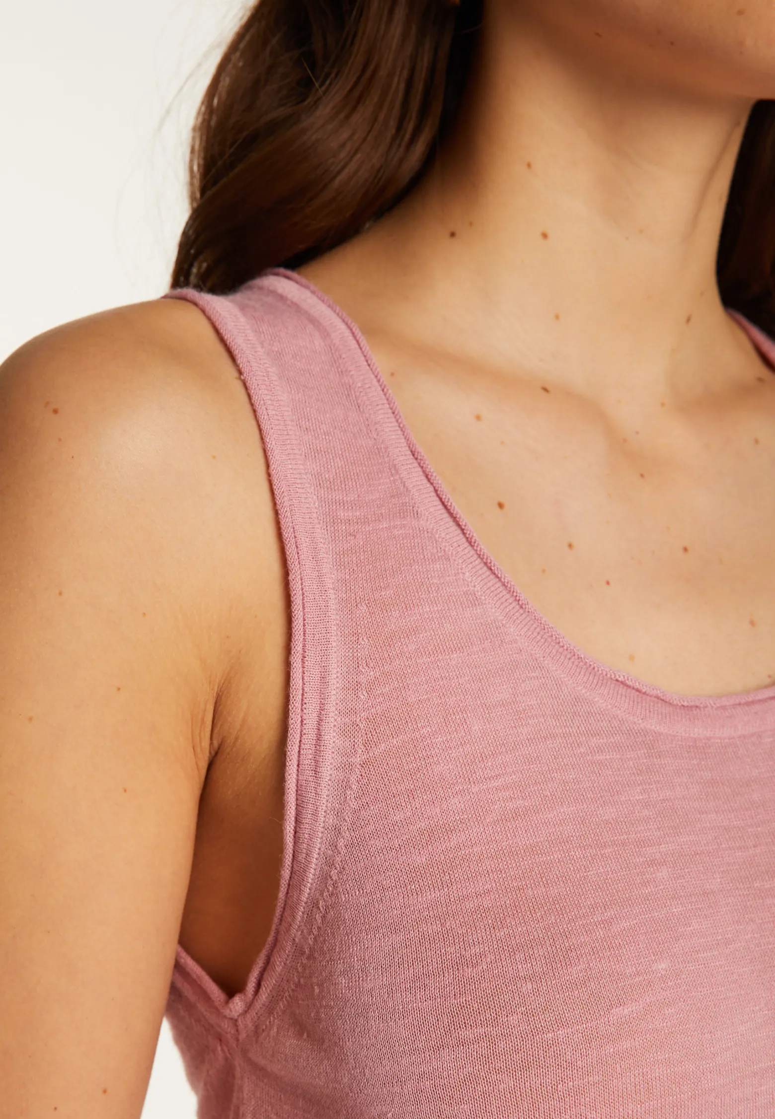 Montagut Slub linen tank top - Maitena