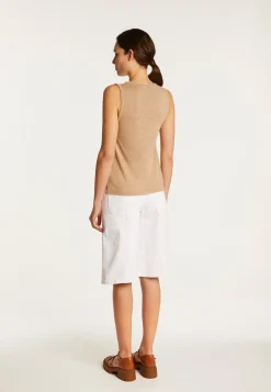 Montagut Slub linen tank top - Maitena