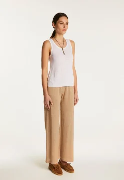 Montagut Slub linen tank top - Maitena