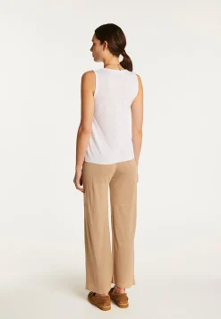 Montagut Slub linen tank top - Maitena