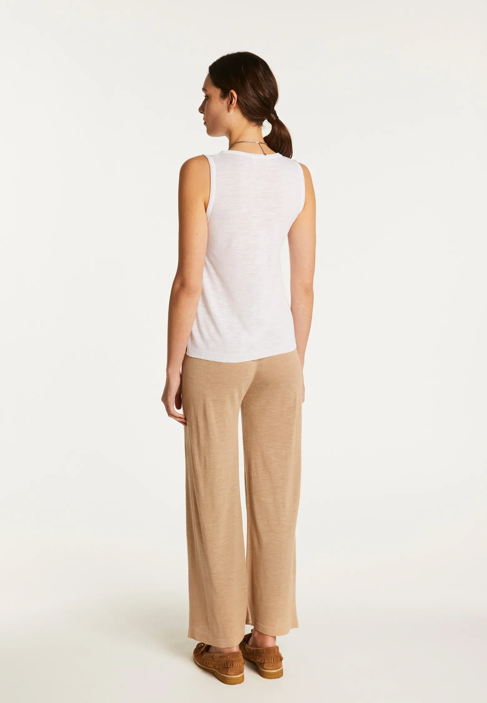 Montagut Slub linen tank top - Maitena