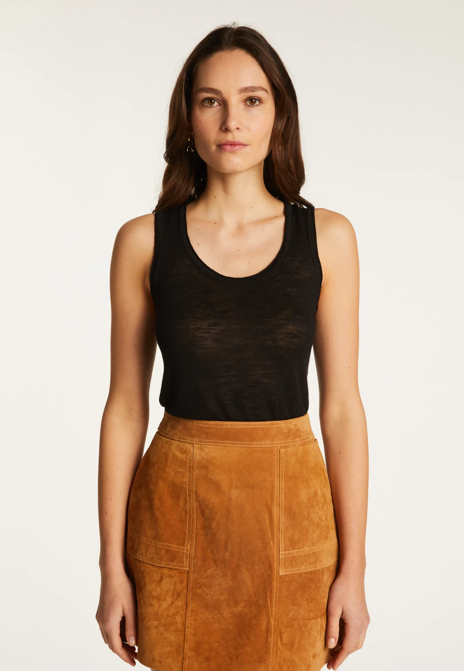 Montagut Slub linen tank top - Maitena
