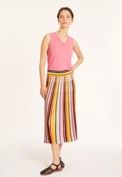 Montagut Slub linen tank top - Tahiti