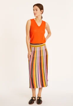 Montagut Slub linen tank top - Tahiti