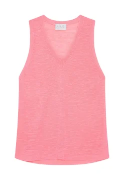 Montagut Slub linen tank top - Tahiti