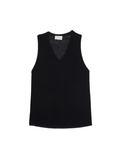 Montagut Slub linen tank top - Tahiti