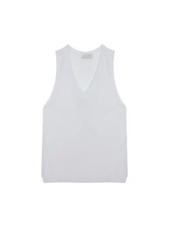 Montagut Slub linen tank top - Tahiti