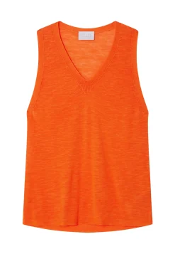 Montagut Slub linen tank top - Tahiti