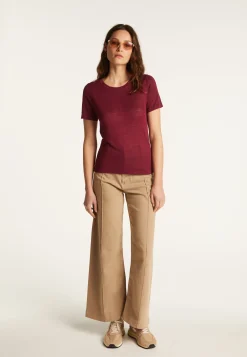 Montagut Slub linen T-shirt - Lucie