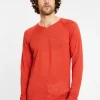 Montagut Slub linen t-shirt with raglan sleeves - Damon