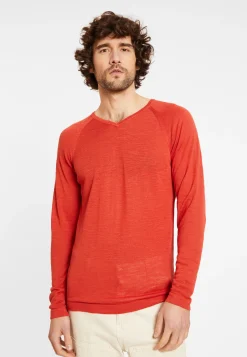 Montagut Slub linen t-shirt with raglan sleeves - Damon