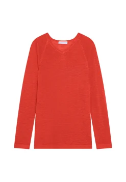 Montagut Slub linen t-shirt with raglan sleeves - Damon
