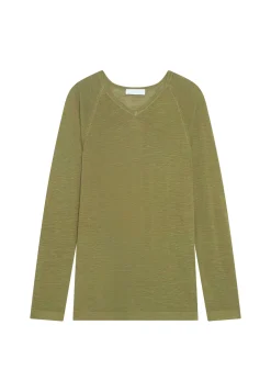 Montagut Slub linen t-shirt with raglan sleeves - Damon