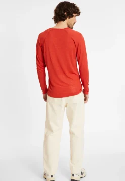 Montagut Slub linen t-shirt with raglan sleeves - Damon