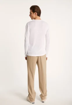Montagut Slub linen T-shirt with Tunisian collar - Blayne