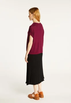 Montagut Slub linen V-neck T-shirt - Larra