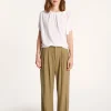 Montagut Soft slub linen t-shirt - Lise