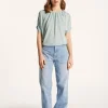Montagut Soft slub linen t-shirt - Lise