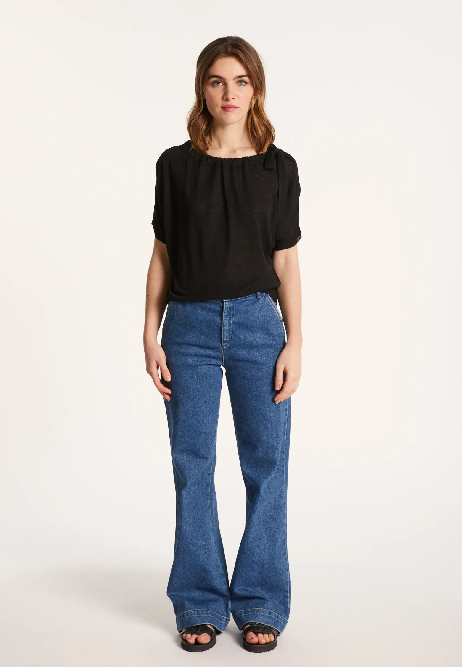 Montagut Soft slub linen t-shirt - Lise