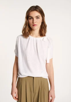 Montagut Soft slub linen t-shirt - Lise