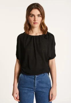 Montagut Soft slub linen t-shirt - Lise