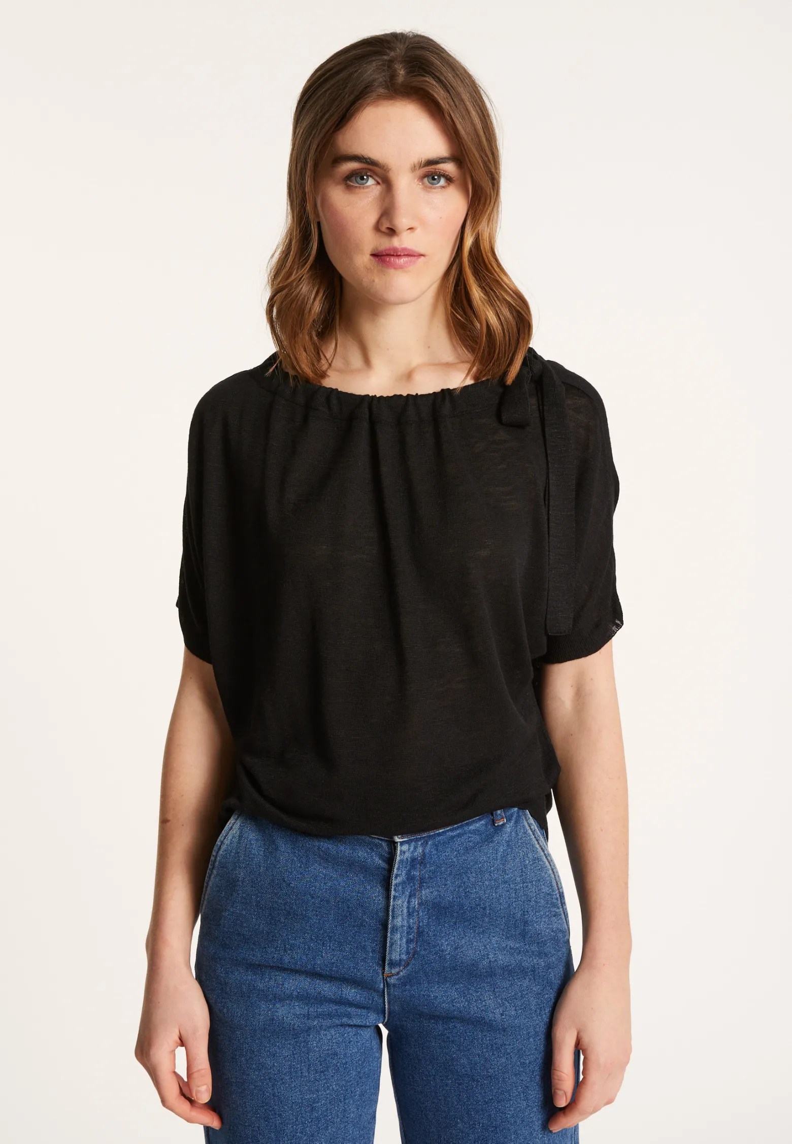 Montagut Soft slub linen t-shirt - Lise