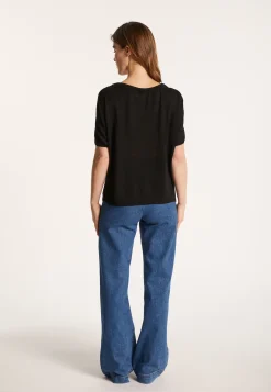 Montagut Soft slub linen t-shirt - Lise
