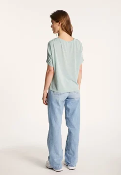 Montagut Soft slub linen t-shirt - Lise