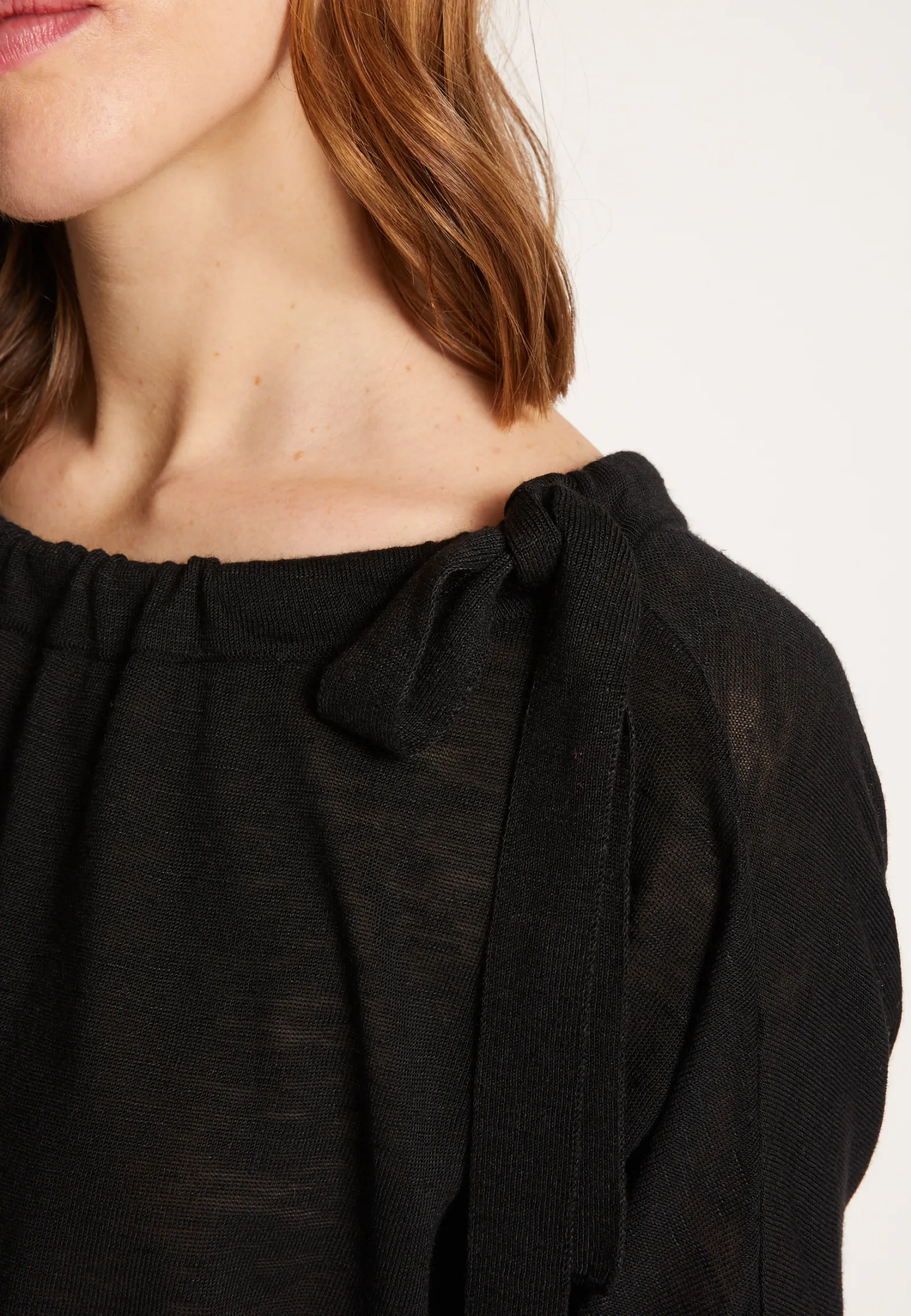 Montagut Soft slub linen t-shirt - Lise
