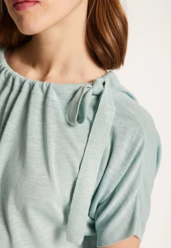 Montagut Soft slub linen t-shirt - Lise