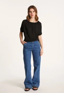 Montagut Soft slub linen t-shirt - Lise