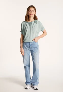 Montagut Soft slub linen t-shirt - Lise